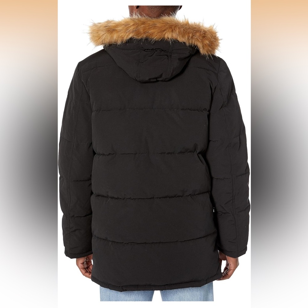 Tommy Hilfiger Men's Arctic Cloth Heavyweight Performance Parka BLACK / Medium - Picture 3 of 12